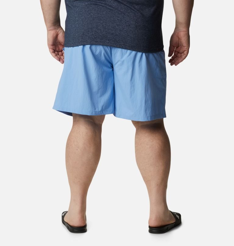 Men's Columbia PFG Backcast III Water Shorts Blue | Plus Size CA-P06L4